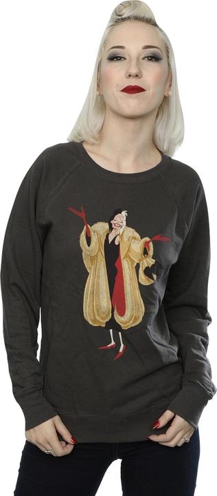 Immagine prodotto 101 Dalmatians Classic Felpa Crudelia De Mon Donna (XS)