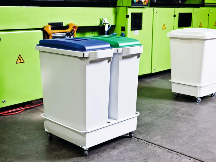 Actual product image Durable Durabin 90, 90 L, Rectangular, Green, 510 mm, 485 mm, 605 mm (90 l)
