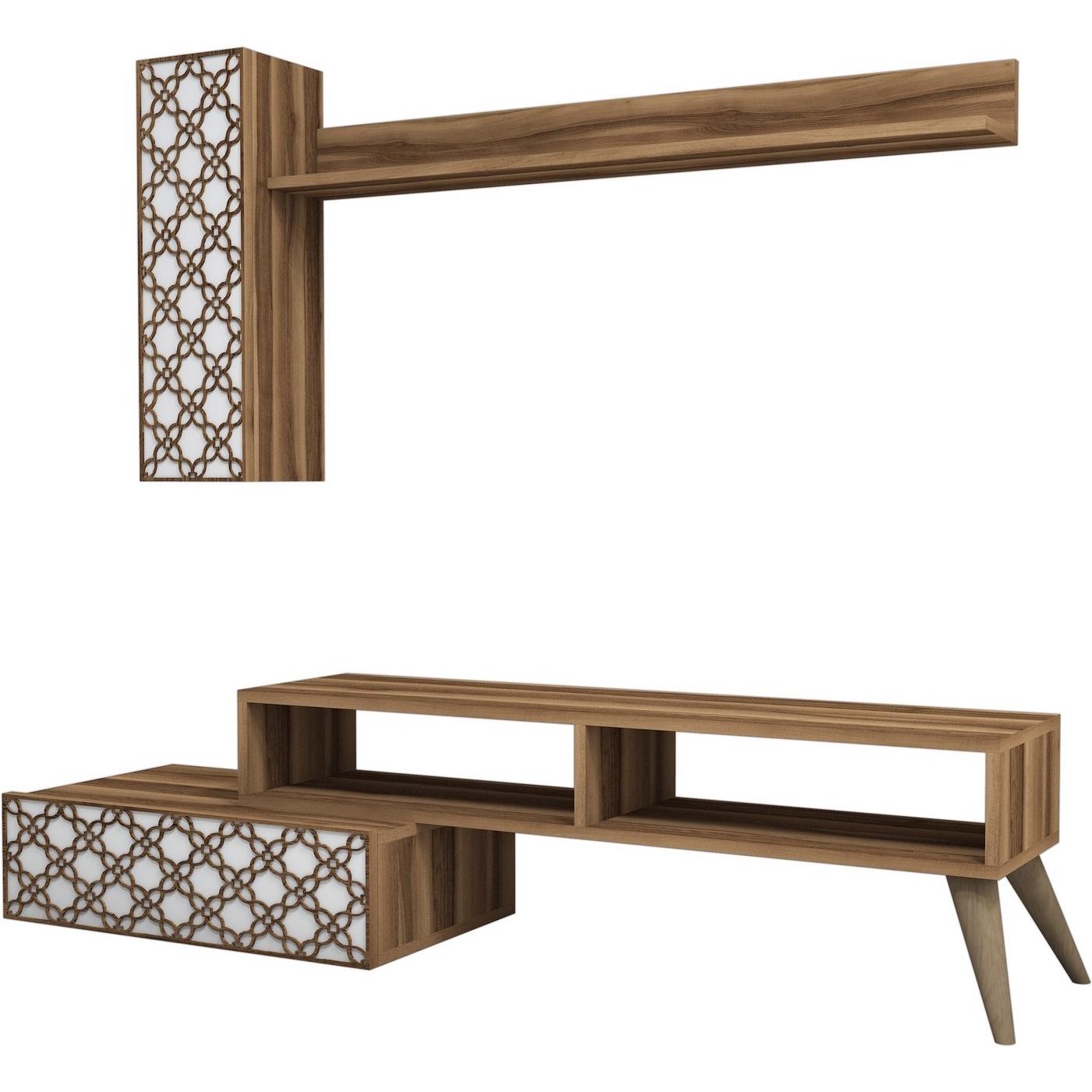 Hanah Home, TV Möbel, Addisyn (120 x 16.1 x 11.8 cm, 70 x 22 x 20 cm)