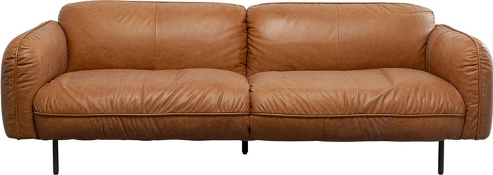 Produktbild Kare Design Sofa Calgary Smart Leder Hellbraun 228cm (3-Sitzer)