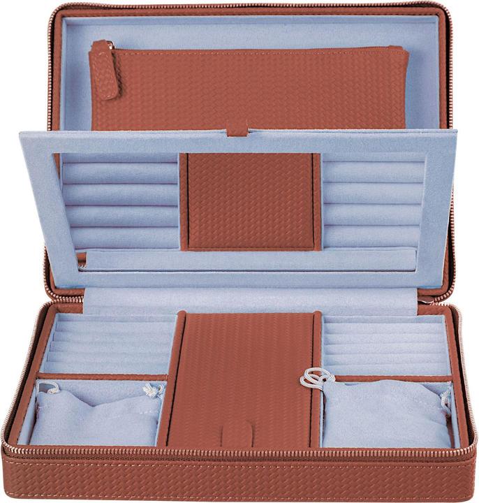 Produktbild Windrose 803949.03 - Reissverschluss Schmuckbox Corbello terrakotta