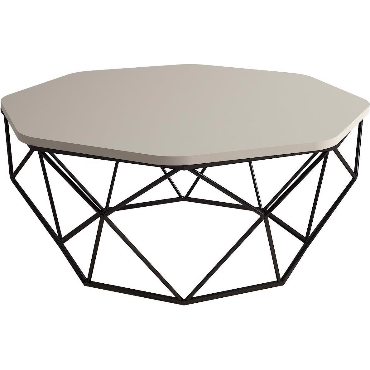 Hanah Home, Couchtisch + Beistelltisch, Kylen (90 x 90 x 38 cm)