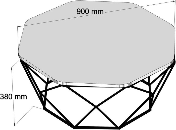 Image du produit Hanah Home Kylen (90 x 90 x 38 cm)