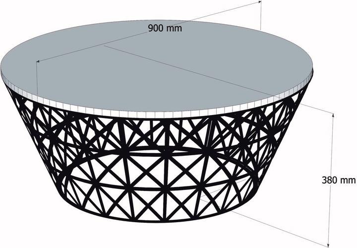 Actual product image Hanah Home Westley (90 x 90 x 38 cm)