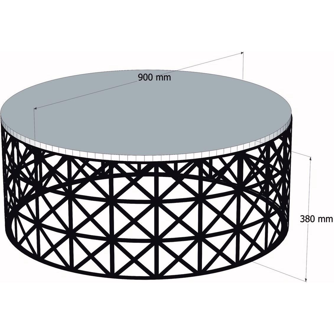 Thumbnail - Hanah Home, Couchtisch + Beistelltisch, Niklaus (90 x 90 x 38 cm)