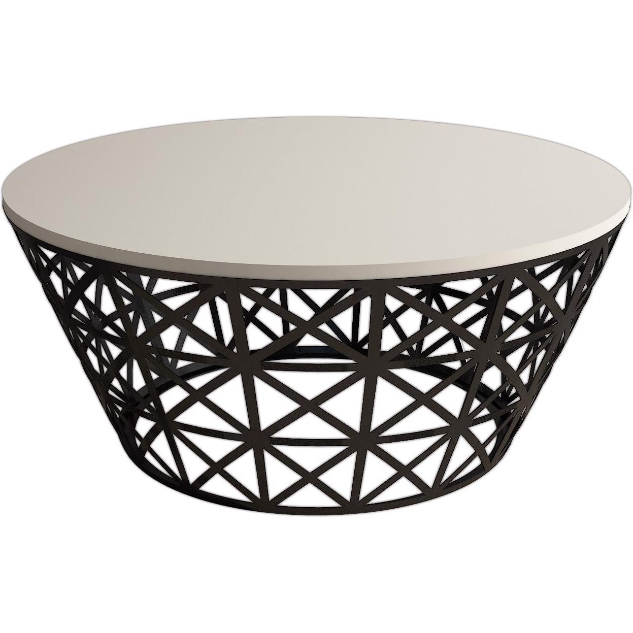 Hanah Home, Couchtisch + Beistelltisch, Westley (90 x 90 x 38 cm)