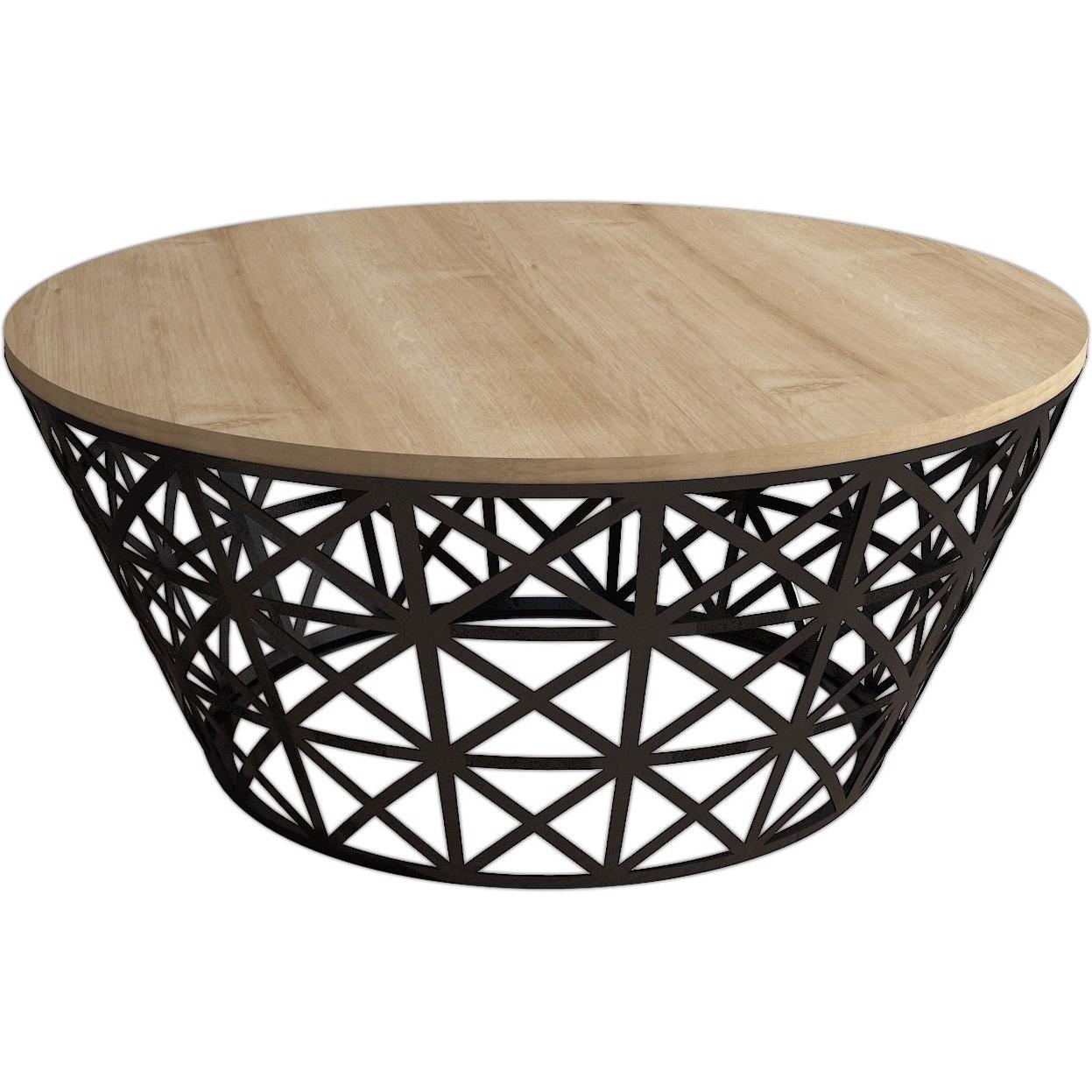 Hanah Home, Couchtisch + Beistelltisch, Westley (90 x 90 x 38 cm)