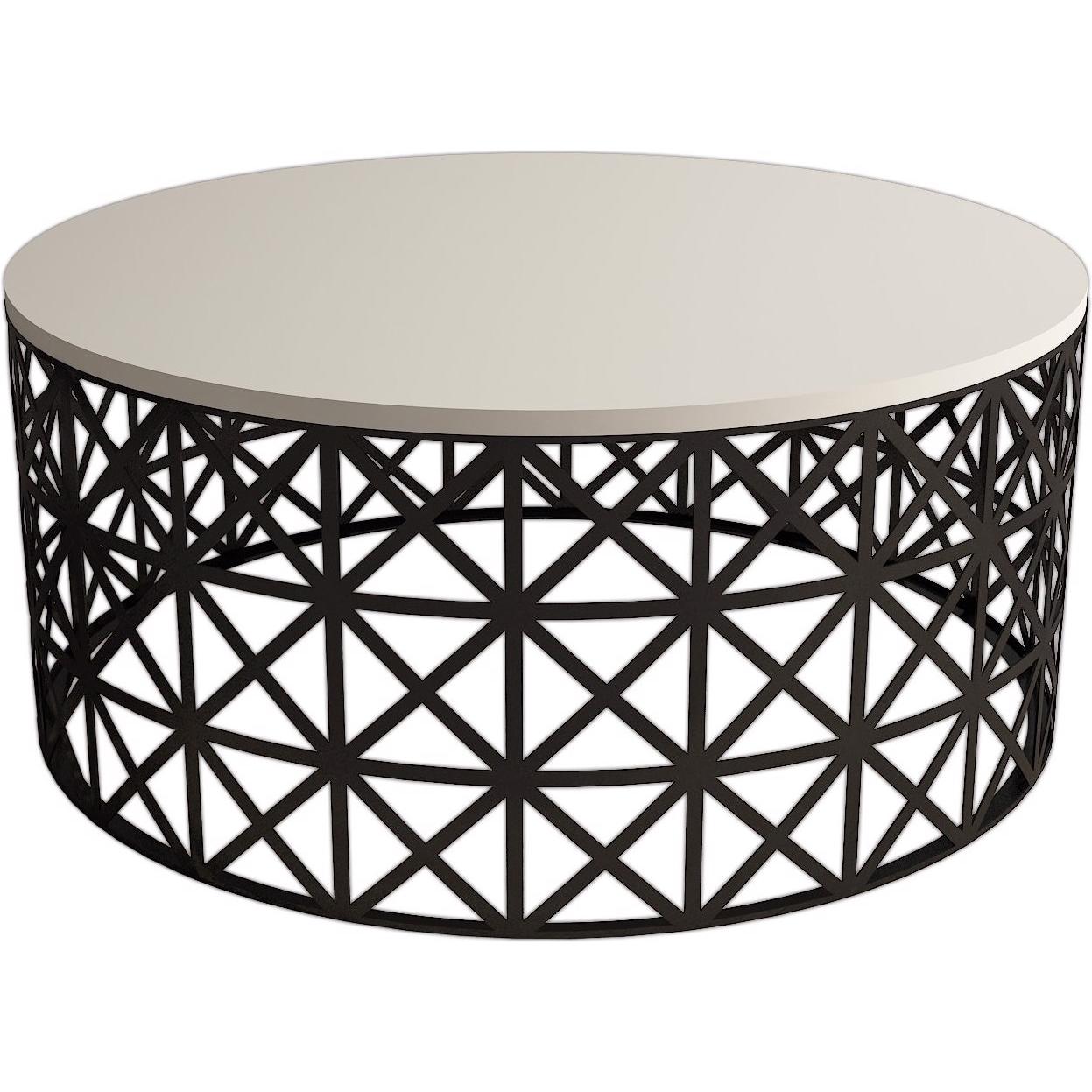 Hanah Home, Couchtisch + Beistelltisch, Niklaus (90 x 90 x 38 cm)