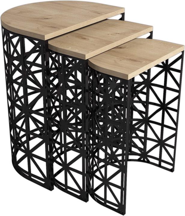 Oak and black