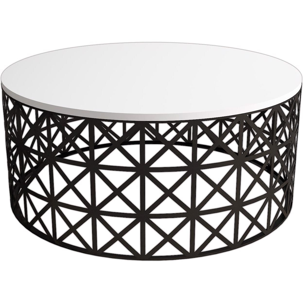 Hanah Home, Couchtisch + Beistelltisch, Niklaus (90 x 90 x 38 cm)