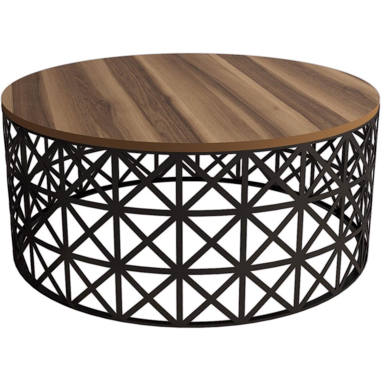 Hanah Home, Couchtisch + Beistelltisch, Niklaus (90 x 90 x 38 cm)