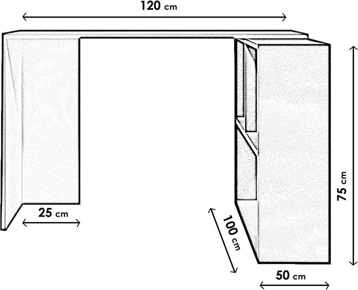 Immagine prodotto Kalune Design Amora (120 x 78 x 50 cm)