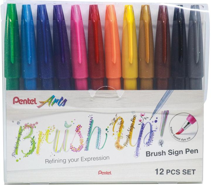 Produktbild Pentel Sign Pen (Multicolor, 12 x)