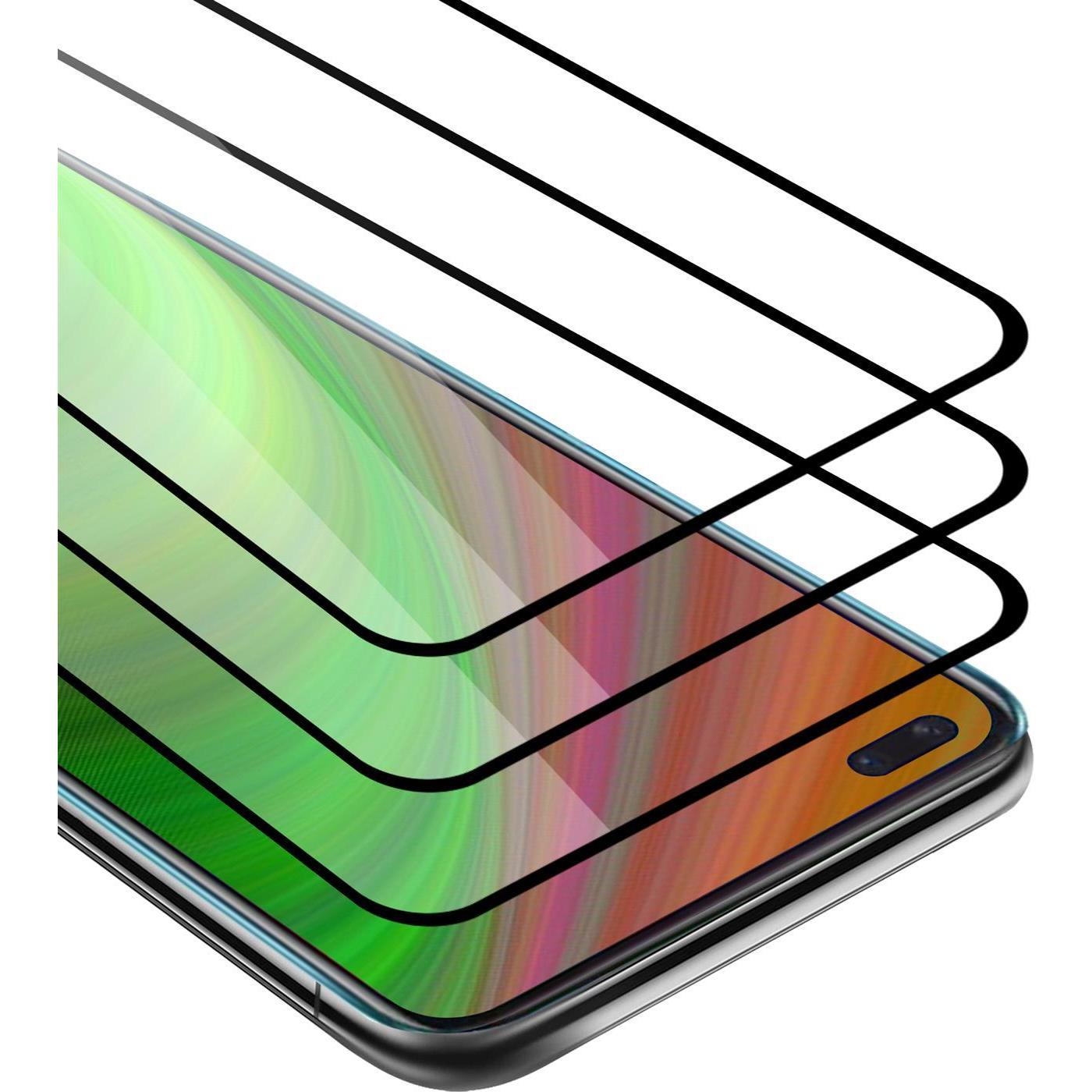 Cadorabo Displayschutzglas (3 Stück, OnePlus Nord), Smartphone Schutzfolie, Transparent