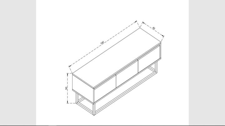 Actual product image Skye Decor Scarlette (140 x 50 x 40 cm)