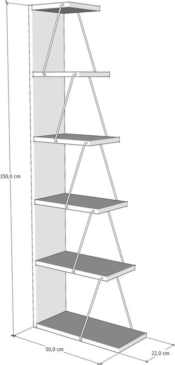 Immagine prodotto Skye Decor Gerrit (50 x 150 x 22 cm)
