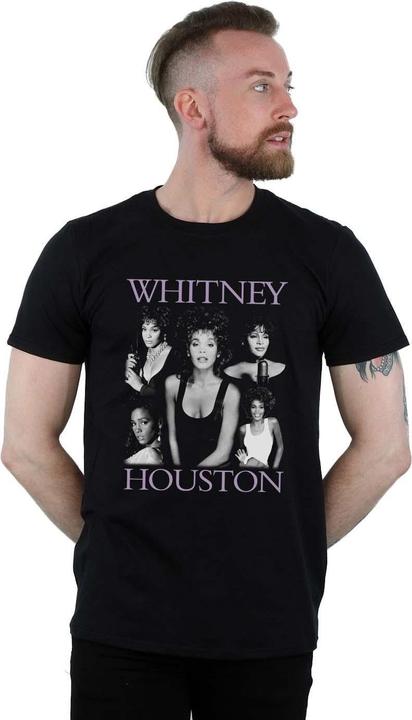 Actual product image Whitney Houston Mens Multiple Pose T-Shirt (XXL)
