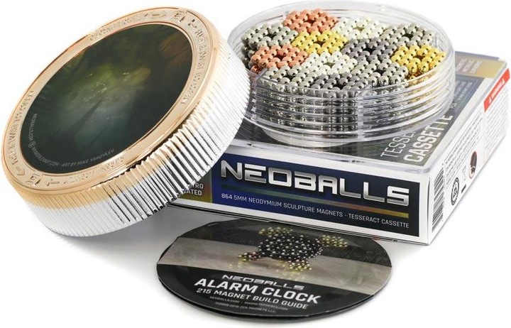 Immagine prodotto Neoballs Magneti a sfera Multimetallo - Cassetta Tesseract