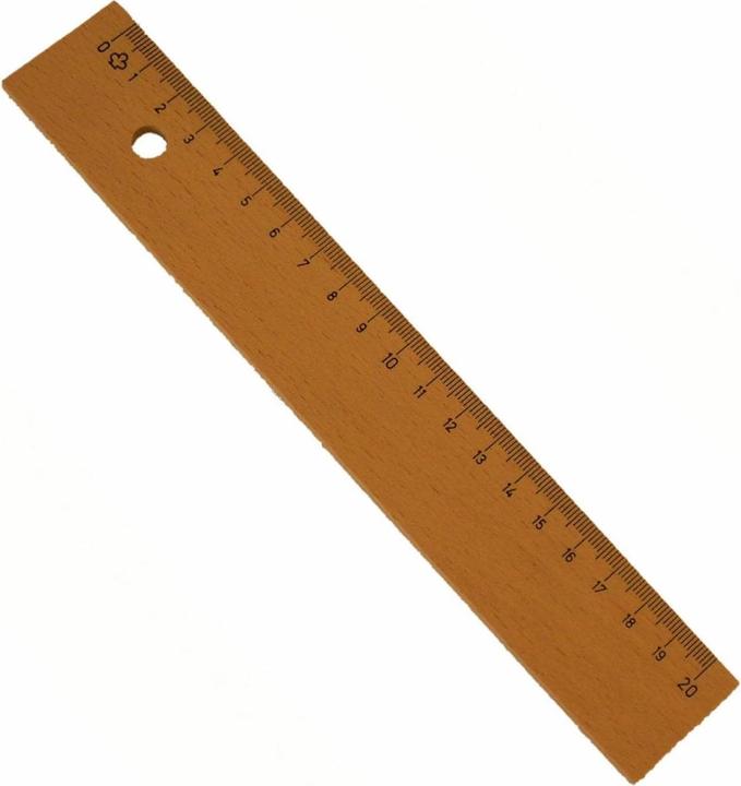 Image du produit La Mia! Règle en bois, 20 cm (20 cm)
