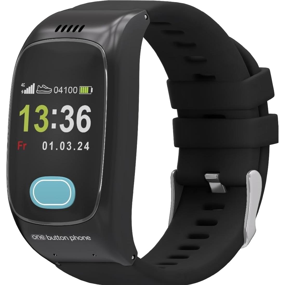 One Button Phone Notrufuhr/Notrufarmband (31 mm, 2G) (MODEL H16)