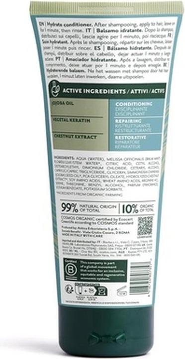 Herbatint Hydrate Conditioner Bio Moisturizing Rinse 200ml für trockenes, dehydriertes und krauses Haar - De (200 ml)