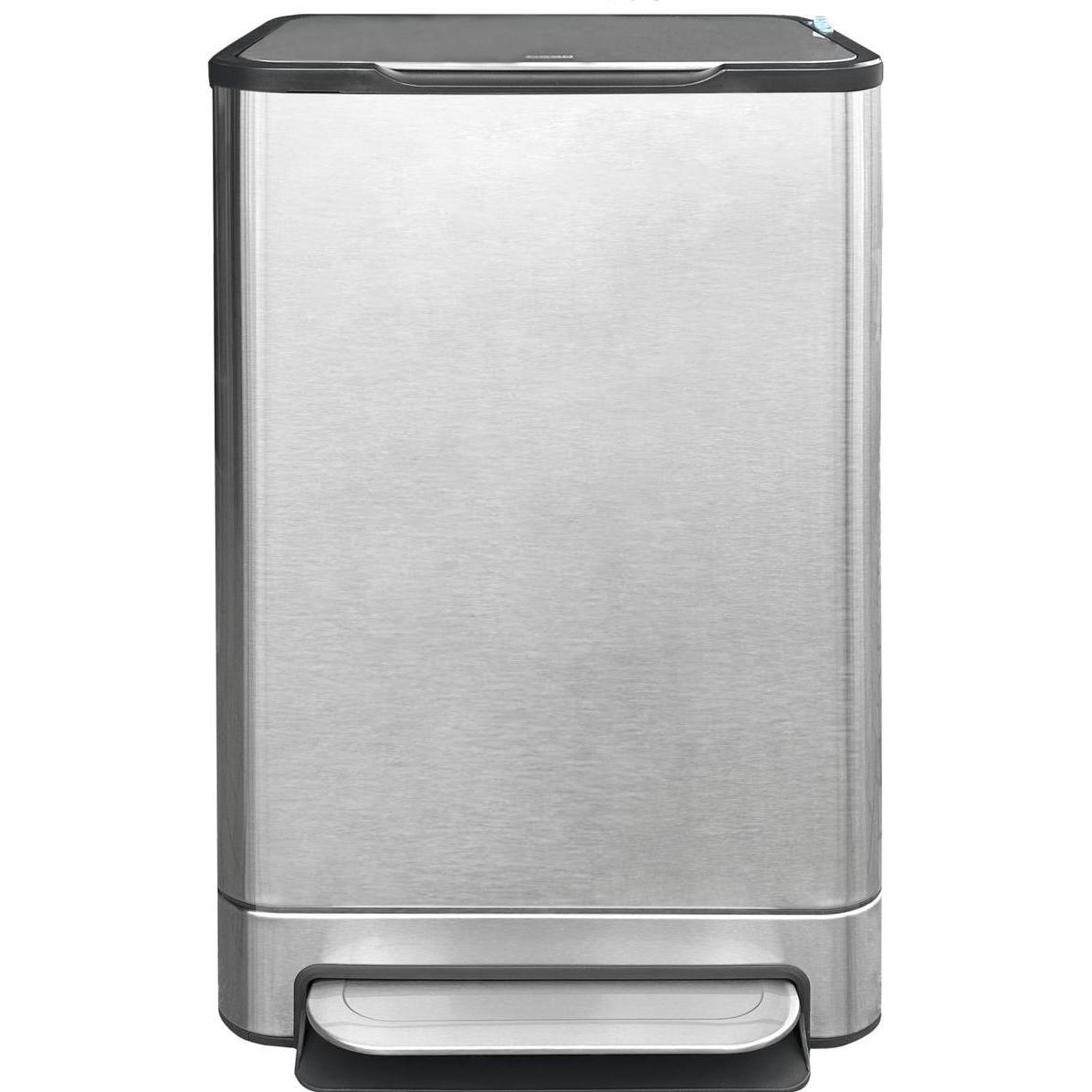 Desq Prullenbak 40L RVS Binnenemmer Geurfilter Softclose 40 X 27 (6053.18), Pattumiera, Argento