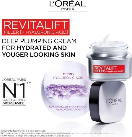 Immagine prodotto L'Oréal Paris Set Duo Revitalift Filler HA (50 ml)