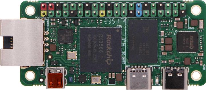 Actual product image Radxa Zero 3E, Header mounted, 2GB DDR4