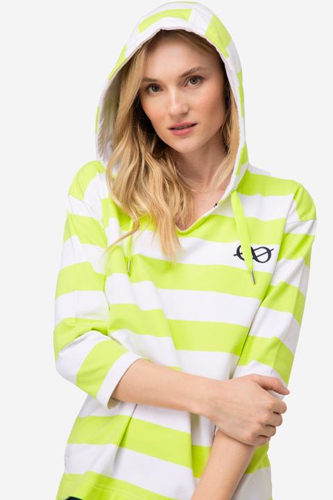 Immagine prodotto Laurasøn Hoodie, Blockstreifen, Kapuze, 3/4-Ärmel (L)