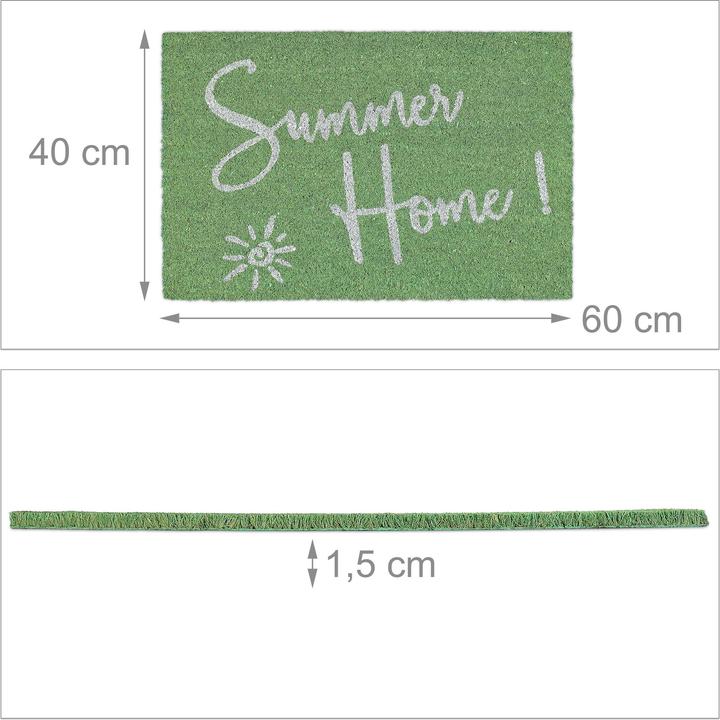 Actual product image Relaxdays Doormat (60 x 40 x 1.5 cm)