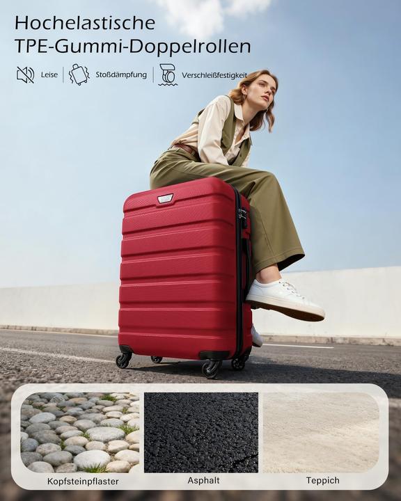 Actual product image Coolife Mittelgrosser Hartschalenkoffer (60 l)