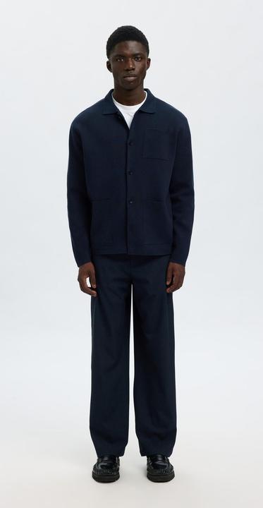 Produktbild Selected Homme Slhmike Light Ls Knit Relaxed Polo Cardi (M)