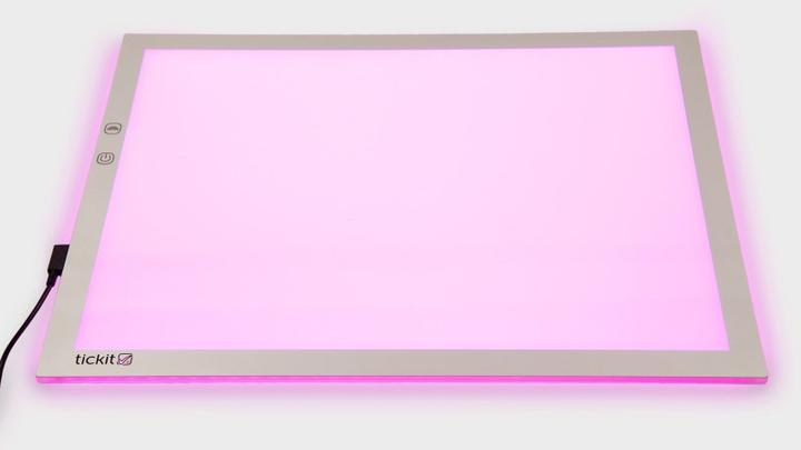 Actual product image TickiT Light panel with color change for children - rectangular A3 - (size 46 x 34 cm)