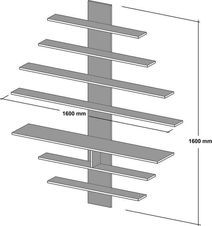 Produktbild Kalune Design Moses (160 x 30 x 160 cm)
