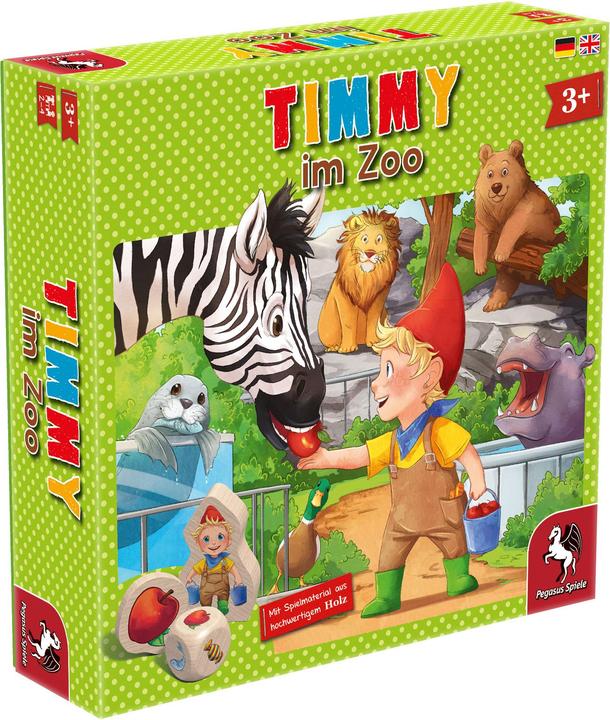 Produktbild Pegasus 66026G - Timmy im Zoo, Brettspiel, für 2-4 Spieler, ab 3 Jahren (Deutsch)