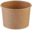 Produktbild Multi Baeger rundt 150 ml 5 oz Delicup Ø90 x 48 mm kraft pap/PE Brun,20 pk x 50 stk/krt