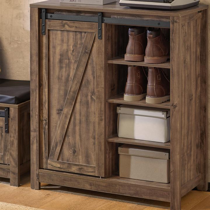 Actual product image SoBuy Sideboard with sliding door (80 x 35 x 92 cm)