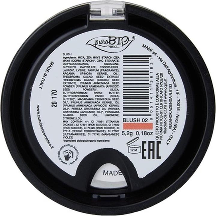 Immagine prodotto Puro Bio Fard compatto n. 02 Rosa corallo (Rosa corallo)