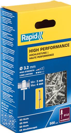Produktbild Rapid Universal Blindniete Ø 3,2 x 8 mm