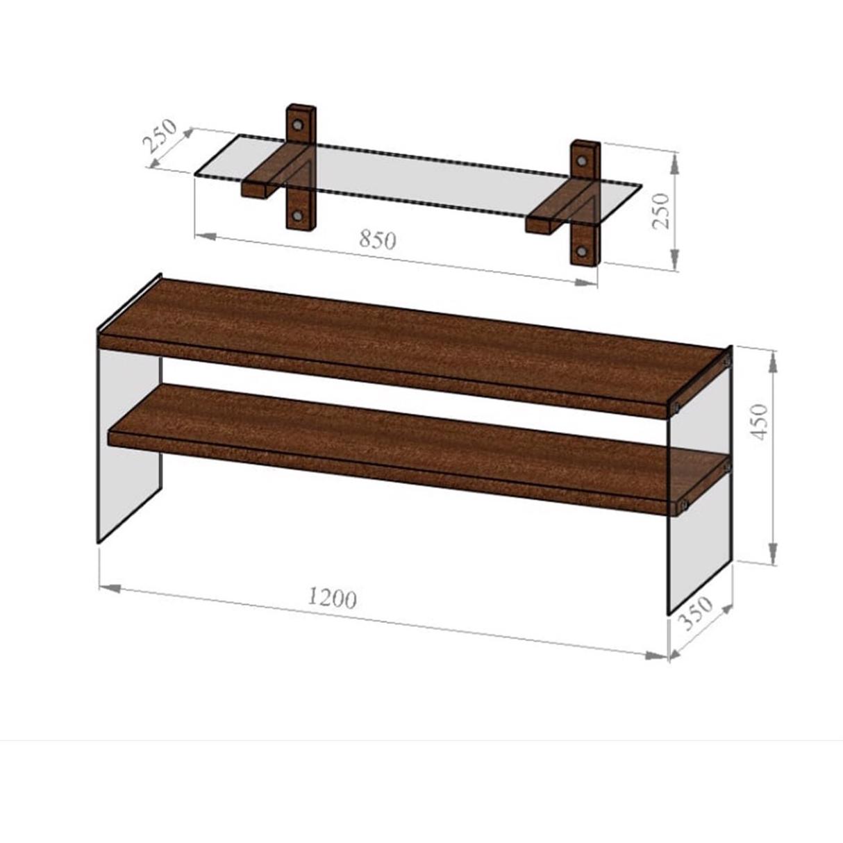 Thumbnail - Skye Decor, TV Möbel, Aurelie (120 x 45 x 35 cm)