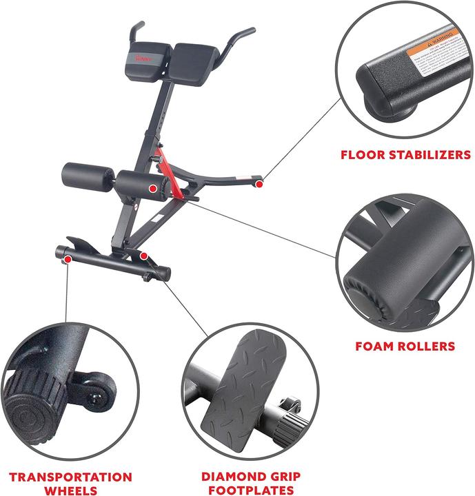 Actual product image Sunny Health & Fitness Back trainer