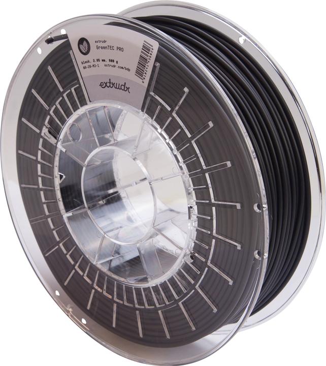 Actual product image Extrudr Greentec Pro - Black - 2.85mm (bioTEC, 2.85 mm, 800 g)