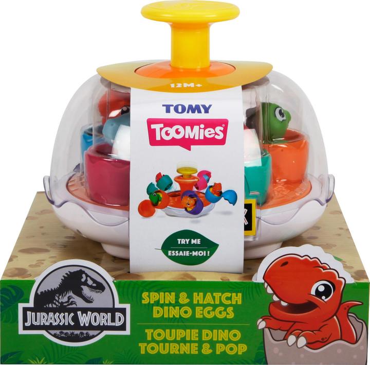 Actual product image Tomy Dino eggs top