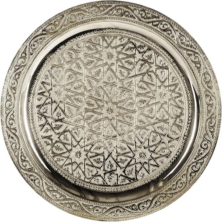 Produktbild Marrakesch Rundes Orientalisches Tablett