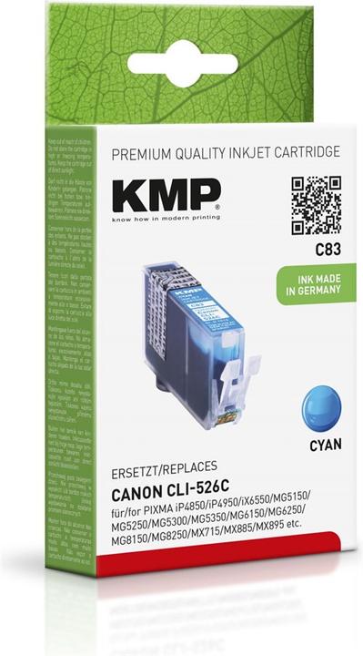 Produktbild KMP C83 Tintenpatrone kompatibel mit Canon CLI-526 C (C)