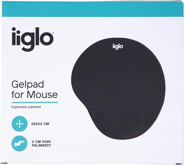 Produktbild OEM iiglo Gelpad Mousepad - Black