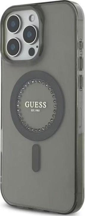 Produktbild Guess GUHMP16XPFTDTEK iPhone 16 Pro Max 6.9" czarny/black hardcase IML Rhinestones MagSafe (Apple iPhone 16 Pro Max)