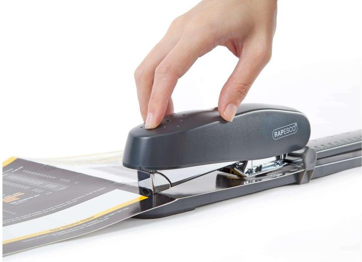 Produktbild Rapesco R79026A3 790 Langarm Heftgerät (Typ 24/6mm oder 26/6mm) Frontladung Schwarz (50 Blätter)