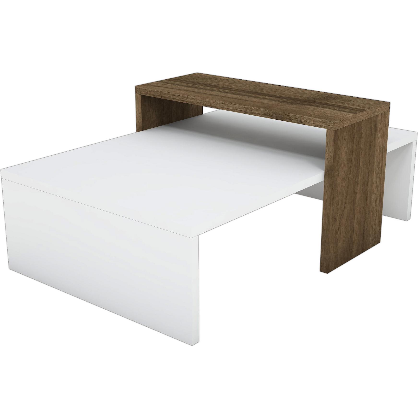 Hanah Home, Couchtisch + Beistelltisch, Clementine (80 x 32 x 50 cm)