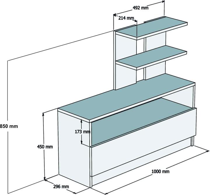 Immagine prodotto Hanah Home Sebastian (85 x 100 x 29.60 cm)